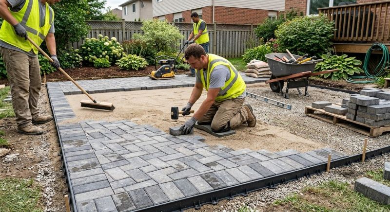 Garden Pavers Installation in Fairfield County, CT