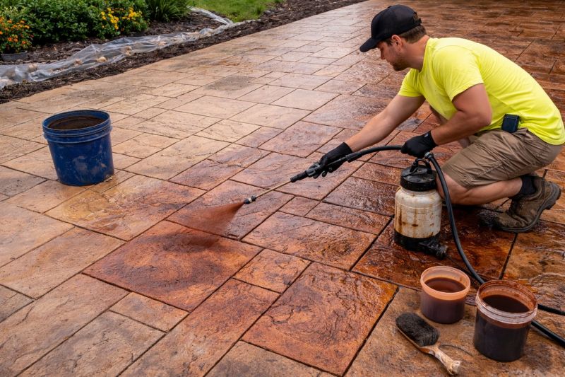 Concrete Staining Service in Frisco, TX