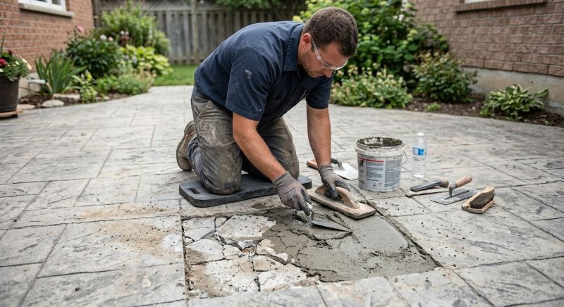 Decorative Concrete Repair in Acworth, GA
