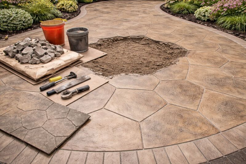 Decorative Concrete Repair in Jackson, MI