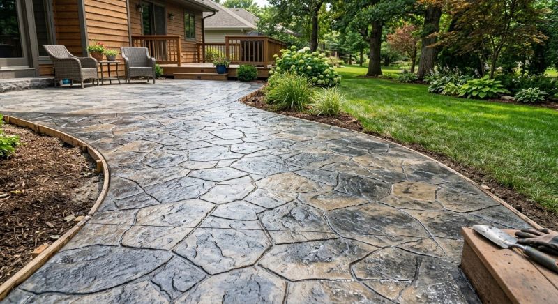 Stamped Concrete Replacement in Fort Worth, TX